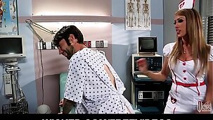 Big booty nurse fucks her paitient's brains out in the hospital