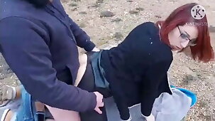 My cuckold husband offers me to the old voyeur.. No choice..