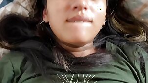 Latin sister's best friend riding like a cowgirl (POV)
